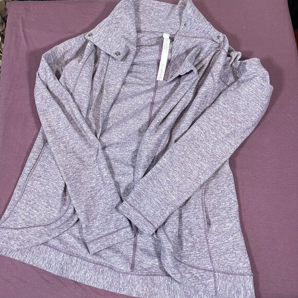 Lululemon Rulu Rally Wrap in Heathered Graphite Purple - size 4 - Picture 5 of 9